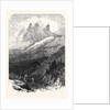 The Friar's Head in the Organ Mountains Near Theresopolis Rio De Janeiro Brazil 1869 by Anonymous