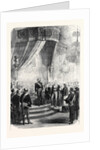 New Year's Day at the Tuileries: The Papal Nuncio Congratulating the Emperor France 1869 by Anonymous