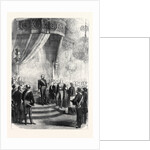 New Year's Day at the Tuileries: The Papal Nuncio Congratulating the Emperor France 1869 by Anonymous