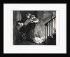 The Well-Known Knock, in the Exhibition at the French Gallery Pall Mall London UK 1869 by Anonymous