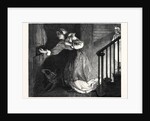 The Well-Known Knock, in the Exhibition at the French Gallery Pall Mall London UK 1869 by Anonymous
