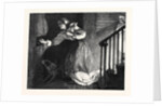 The Well-Known Knock, in the Exhibition at the French Gallery Pall Mall London UK 1869 by Anonymous