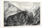 The New Overland Route to India: Mont Cenis Railway Fort L'Esseillon at Brabans 1869 by Anonymous