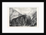 The New Overland Route to India: Mont Cenis Railway Fort L'Esseillon at Brabans 1869 by Anonymous