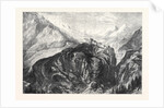 The New Overland Route to India: Mont Cenis Railway Fort L'Esseillon at Brabans 1869 by Anonymous