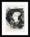 Pont St. Louis and Ruins of Roman Aqueduct Mentone 1869 France by Anonymous