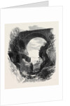 Pont St. Louis and Ruins of Roman Aqueduct Mentone 1869 France by Anonymous