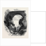 Pont St. Louis and Ruins of Roman Aqueduct Mentone 1869 France by Anonymous