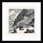 New Overland Route to India: Mont Cenis Railway L'Echelle Du Diable 1869 by Anonymous