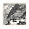 New Overland Route to India: Mont Cenis Railway L'Echelle Du Diable 1869 by Anonymous