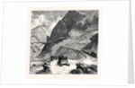 New Overland Route to India: Mont Cenis Railway L'Echelle Du Diable 1869 by Anonymous