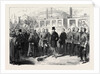 The Lord Mayor of Dublin Presenting the City Keys to the Right Hon. Earl Spencer K.G. Lord Lieutenant of Ireland 1869 by Anonymous