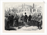 The Lord Mayor of Dublin Presenting the City Keys to the Right Hon. Earl Spencer K.G. Lord Lieutenant of Ireland 1869 by Anonymous