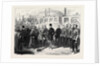 The Lord Mayor of Dublin Presenting the City Keys to the Right Hon. Earl Spencer K.G. Lord Lieutenant of Ireland 1869 by Anonymous