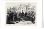 The Lord Mayor of Dublin Presenting the City Keys to the Right Hon. Earl Spencer K.G. Lord Lieutenant of Ireland 1869 by Anonymous