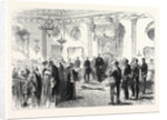 The Right Hon. Earl Spencer K.G Lord Lieutenant of Ireland Holding a State Reception at Dublin Castle 1869 by Anonymous