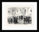 The Right Hon. Earl Spencer K.G Lord Lieutenant of Ireland Holding a State Reception at Dublin Castle 1869 by Anonymous