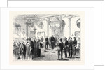 The Right Hon. Earl Spencer K.G Lord Lieutenant of Ireland Holding a State Reception at Dublin Castle 1869 by Anonymous