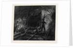 The New Overland Route to India and the Railway Tunnel of the Alps: Boring Machine in the Second Working Gallery 1869 by Anonymous