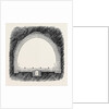The New Overland Route to India and the Railway Tunnel of the Alps: Transverse Section of the Tunnel 1869 by Anonymous