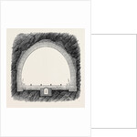 The New Overland Route to India and the Railway Tunnel of the Alps: Transverse Section of the Tunnel 1869 by Anonymous