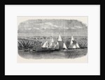 Fetes of the Viceroy of Egypt: Regatta at Ismailia on Lake Timsah 1869 by Anonymous