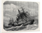 The Late Collision Off the Lizard: H.M.S. Terrible Towing the Calcutta Into Plymouth 1869 by Anonymous
