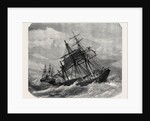 The Late Collision Off the Lizard: H.M.S. Terrible Towing the Calcutta Into Plymouth 1869 by Anonymous