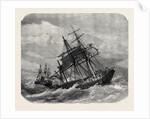 The Late Collision Off the Lizard: H.M.S. Terrible Towing the Calcutta Into Plymouth 1869 by Anonymous