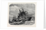 The Late Collision Off the Lizard: H.M.S. Terrible Towing the Calcutta Into Plymouth 1869 by Anonymous