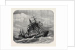 The Late Collision Off the Lizard: H.M.S. Terrible Towing the Calcutta Into Plymouth 1869 by Anonymous