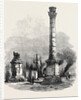 The New Overland Route to India: The Two Columns at Brindisi Marking the Terminus of the Appian Way 1869 by Anonymous