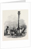 The New Overland Route to India: The Two Columns at Brindisi Marking the Terminus of the Appian Way 1869 by Anonymous