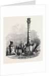 The New Overland Route to India: The Two Columns at Brindisi Marking the Terminus of the Appian Way 1869 by Anonymous