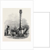 The New Overland Route to India: The Two Columns at Brindisi Marking the Terminus of the Appian Way 1869 by Anonymous