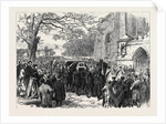 The Hunting Disaster in Yorkshire: The Funeral of Sir Charles Slingsby at Knaresborough 1869 by Anonymous