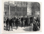 Meeting of the Reformed Parliament: Procession of the Speaker of the House of Commons to the Bar of the House of Lords London 1869 UK by Anonymous