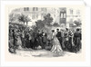 The Prince and Princess of Wales in Egypt: Reception of Their Royal Highnesses by the Viceroy of Egypt at Cairo 1869 by Anonymous