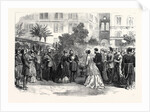 The Prince and Princess of Wales in Egypt: Reception of Their Royal Highnesses by the Viceroy of Egypt at Cairo 1869 by Anonymous