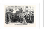 The Prince and Princess of Wales in Egypt: Reception of Their Royal Highnesses by the Viceroy of Egypt at Cairo 1869 by Anonymous