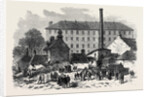 Scene of the Recent Accident at South Woodside Kelvinbridge Glasgow 1869 by Anonymous