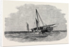 Suppression of the Slave Trade on the East Coast of Africa: The Cutter of H.M.S. Daphne Capturing a Slave-Dhow Off Brora 1869 by Anonymous