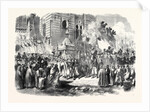 The Prince and Princess of Wales in Egypt: Procession of the Holy Carpet at Cairo 1869 by Anonymous
