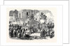 The Prince and Princess of Wales in Egypt: Procession of the Holy Carpet at Cairo 1869 by Anonymous