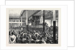 The Right of Meeting at Paris: M. Ducasse Speaking at the Salle Des Folies-Belleville 1869 France by Anonymous