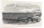 The Isthmus of Suez Maritime Canal: Lake Menzaleh 1869 by Anonymous