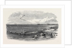 The Isthmus of Suez Maritime Canal: Lake Menzaleh 1869 by Anonymous