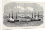 Regatta of Boats of the Channel Fleet at Lisbon Portugal 1869 by Anonymous