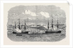 Regatta of Boats of the Channel Fleet at Lisbon Portugal 1869 by Anonymous