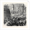 Launch of the Screw-Corvette Druid at Deptford Dockyard: Princess Louise Releasing the Dog-Shore UK 1869 by Anonymous